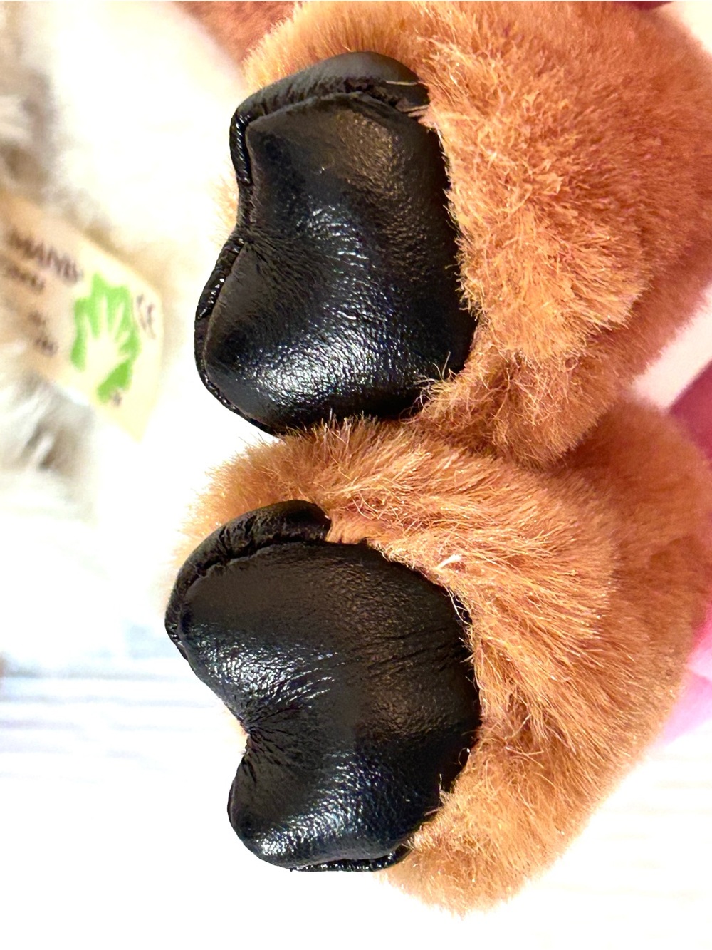 Folkmanis Hand Puppets: Grunting Plush Pig & Small Spotted Fawn - Picture 5 of 15